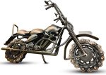 Handmade Metal Motorcycle Model – Unique Motorcycle Rider Gift, Collectible for Motorcycle Enthusiasts