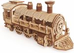 3D Wooden Puzzle - DIY Mechanical Steam Train Model Kits - Wood Crafts Vehicle Building Model - Wooden STEM Brain Teaser Puzzle - Steam Train Birthday Gifts for Adults Teens Boys Girls - Image 2